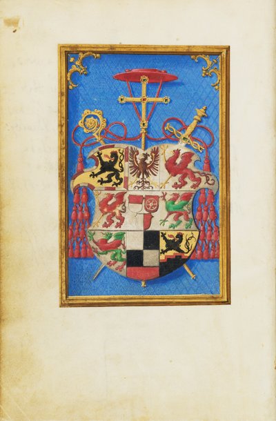 Blazon of Cardinal Albrecht von Brandenburg by Simon Bening